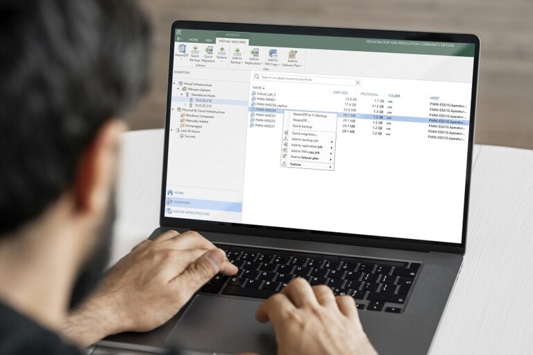 Veeam Backup & Replication - zarządzanie kopiami zapasowymi