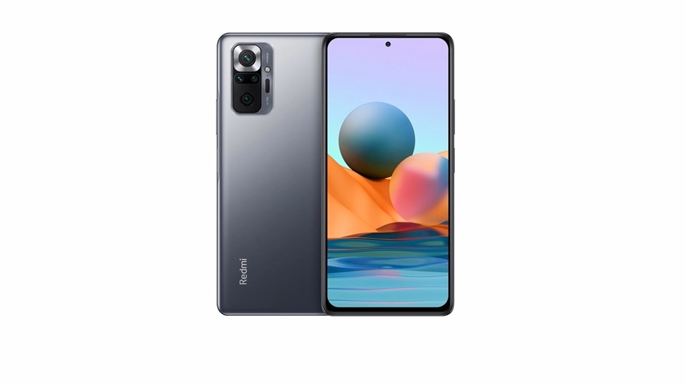 Xiaomi Redmi Note 10 Pro - przód i tył smartfona