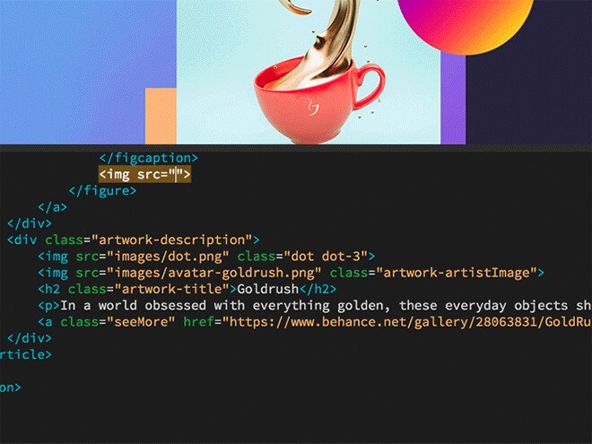Adobe Dreamweaver widok kodu