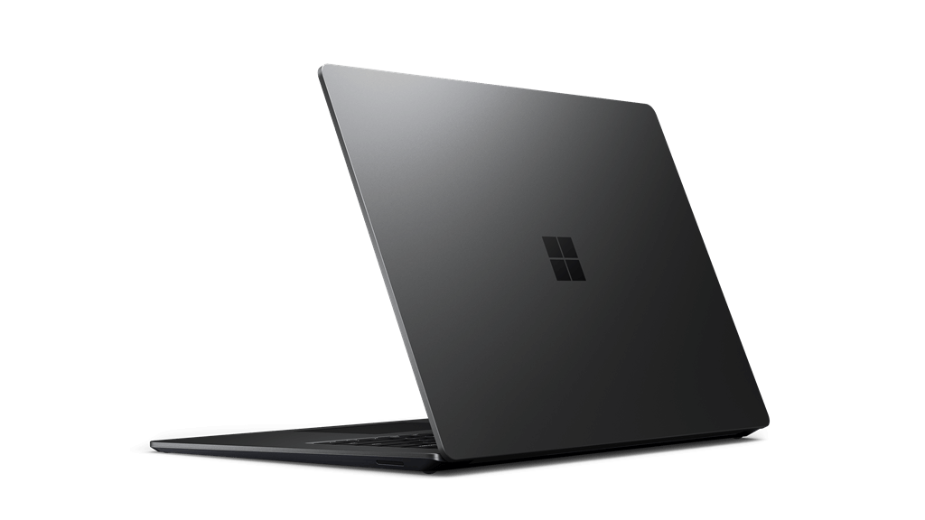 Surface Laptop 4 czarny - widok z tyłu