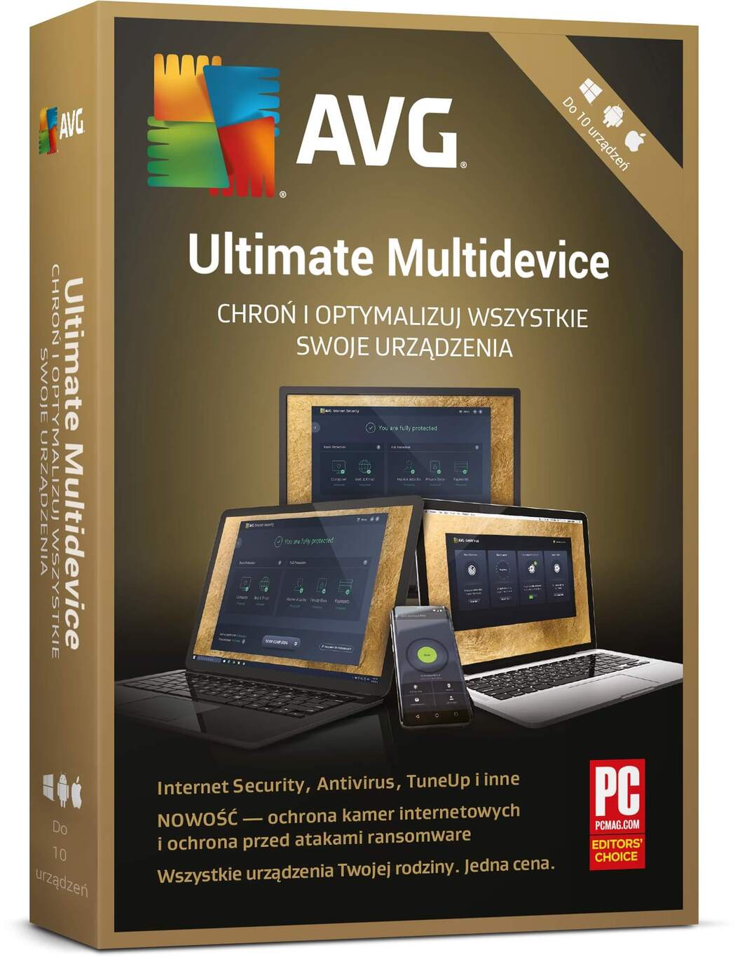 Usługa AVG Ultimate Multidevice box
