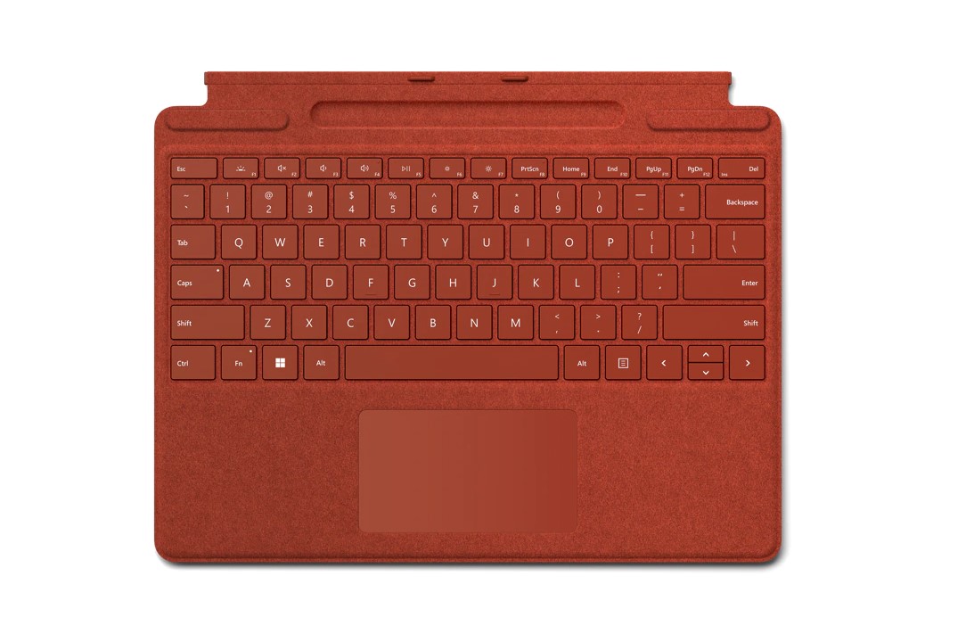 Klawiatura Signature do Surface Pro czerwony