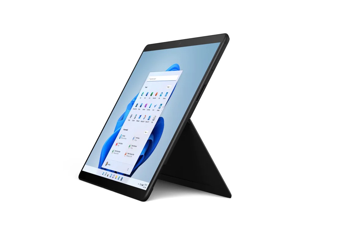 Surface Pro X czarny z podstawką